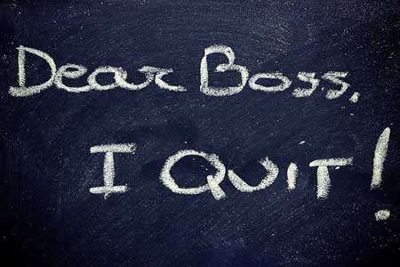 I quit chalkboard