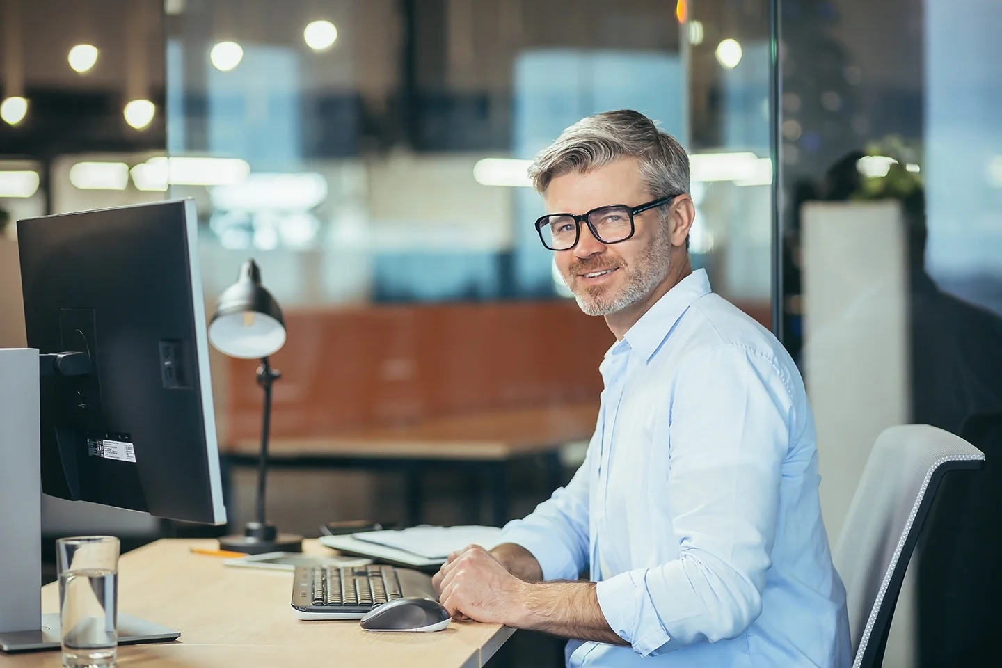 Portrait Of An Experienced Male Accountant Busine